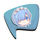 Re Zero Stickers For WhatsApp-icoon