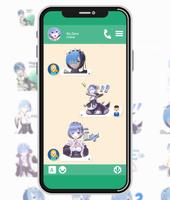 Re Zero Stickers For WhatsApp captura de pantalla 1