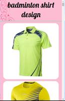 Badminton Shirt Design 海報