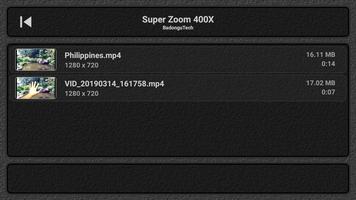 Super 400X Zoom Video Player - (Configurable RGB) capture d'écran 1