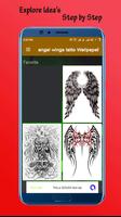 Angel Wings Tatto Wallpaper Affiche