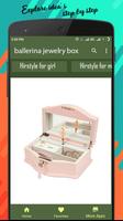 Ballerina Jewelry Box Design 海報