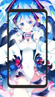 Anime Waifu Wallpaper پوسٹر