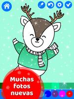 Feliz Libro de colorear Navidad animado para niños captura de pantalla 3