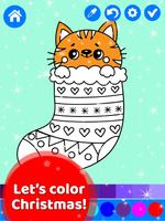 Happy Kids Animated Christmas Coloring Book syot layar 2