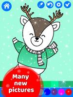 Happy Kids Animated Christmas Coloring Book capture d'écran 3