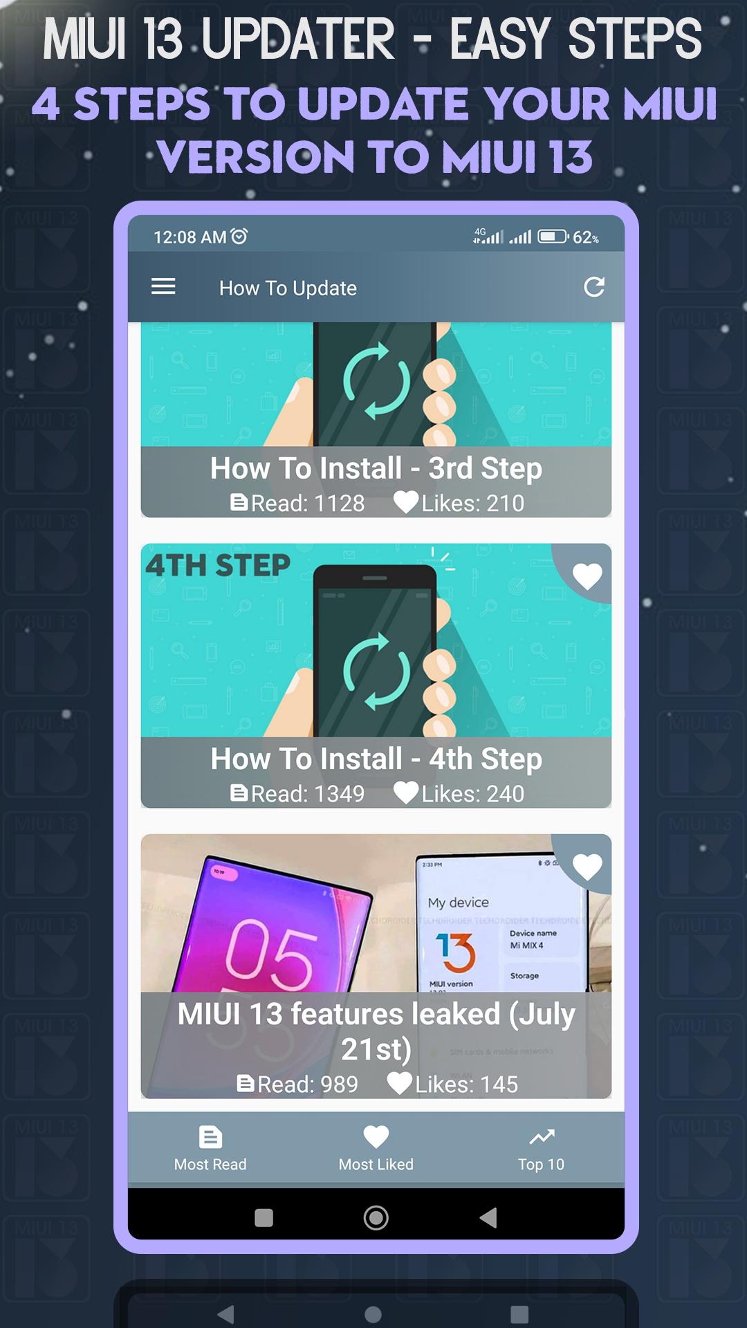 Steps на андроид