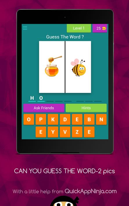 Android용 Can You Guess The Word 2 Pics Apk 다운로드 