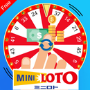 ルーレットミニロト - タンブラー返し宝くじ番号の生成/指の力で1等当選 APK