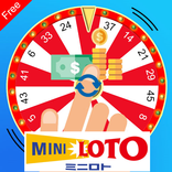 ルーレットミニロト - タンブラー返し宝くじ番号の生成/指の力で1等当選