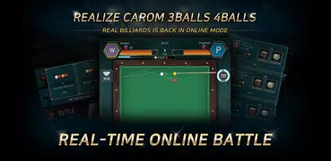 Real Billiards Battle - carom