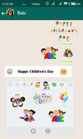 Stickers for Children's Day Plakat