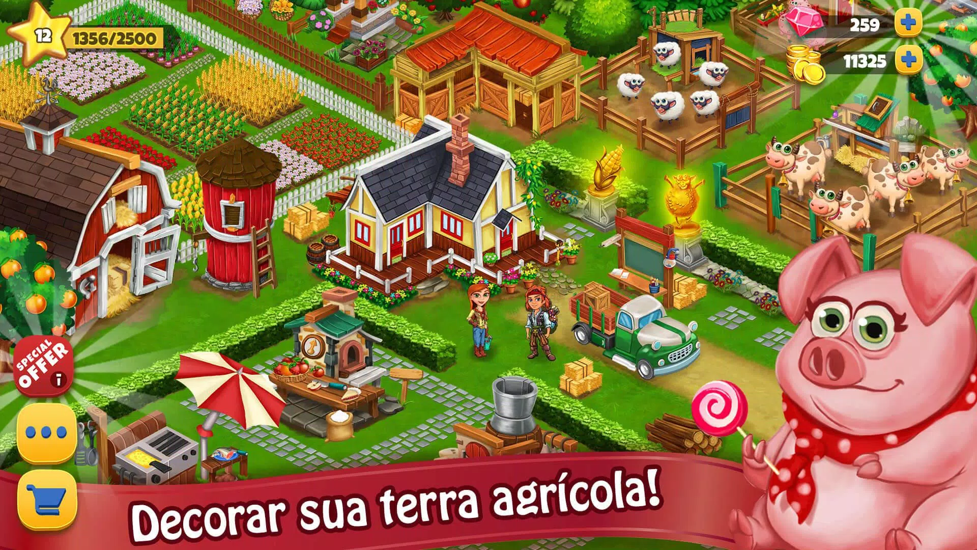 Jogos De Fazenda Feliz Offline versão móvel andróide iOS apk baixar  gratuitamente-TapTap