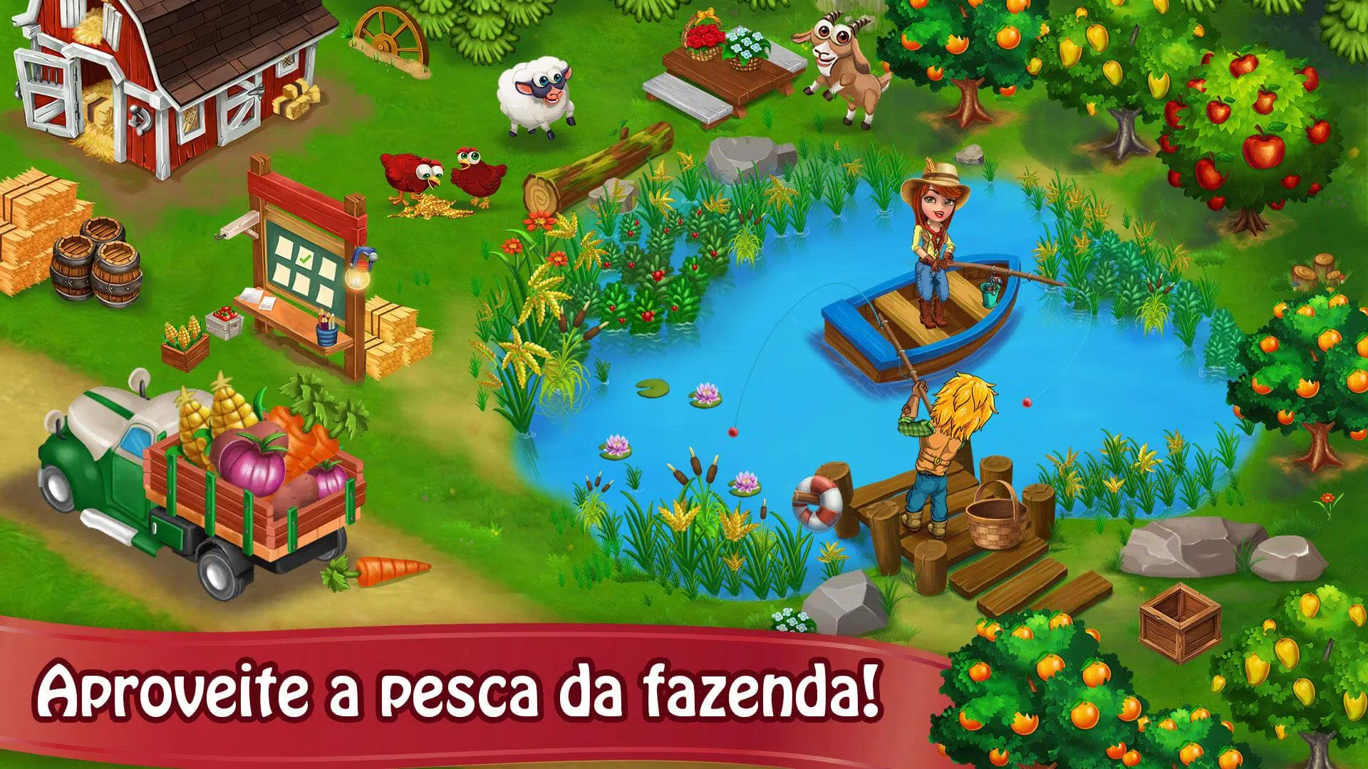 Baixar Jogos de Fazenda Feliz Offline para PC - LDPlayer