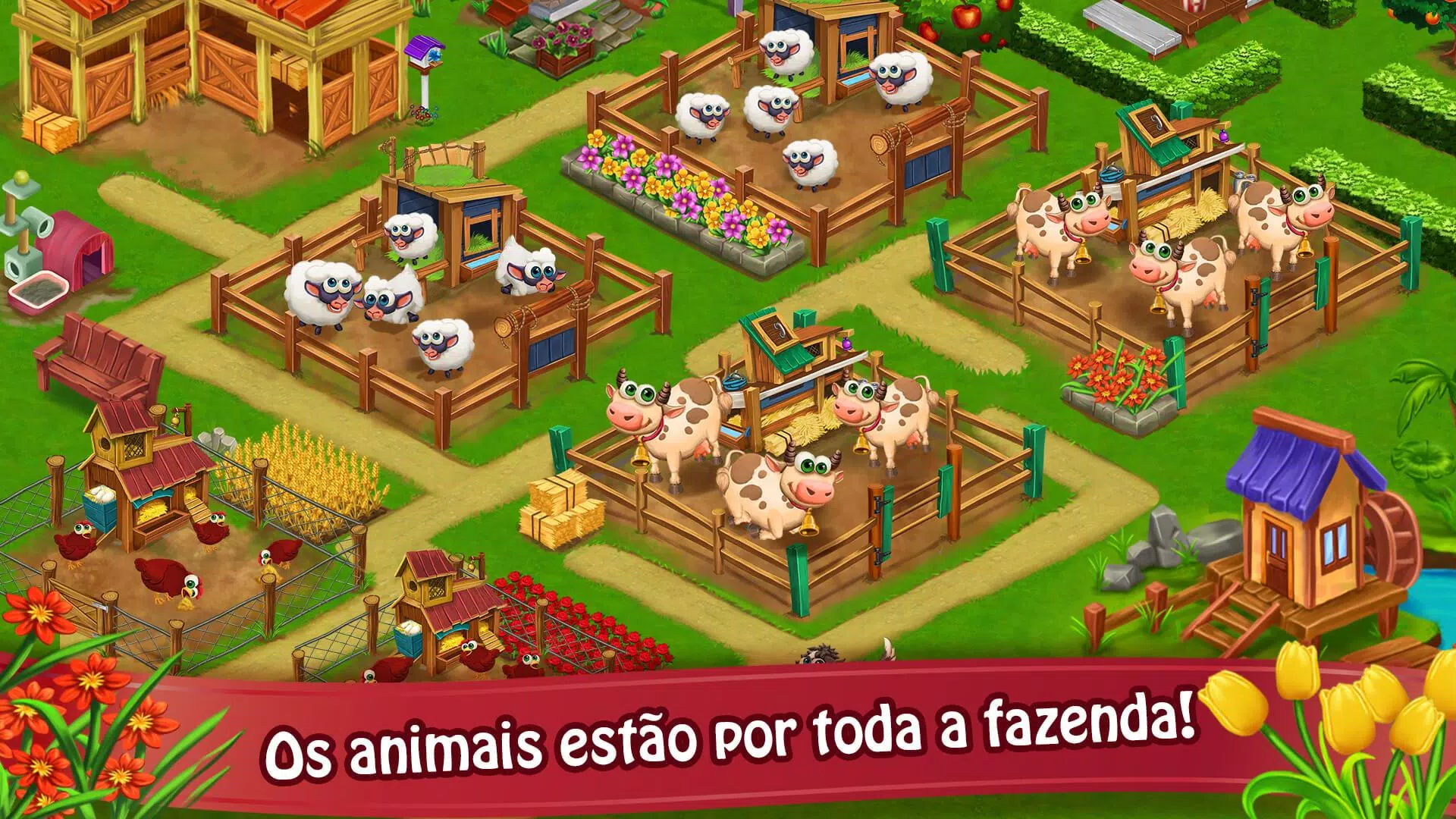 Jogos De Fazenda Feliz Offline versão móvel andróide iOS apk