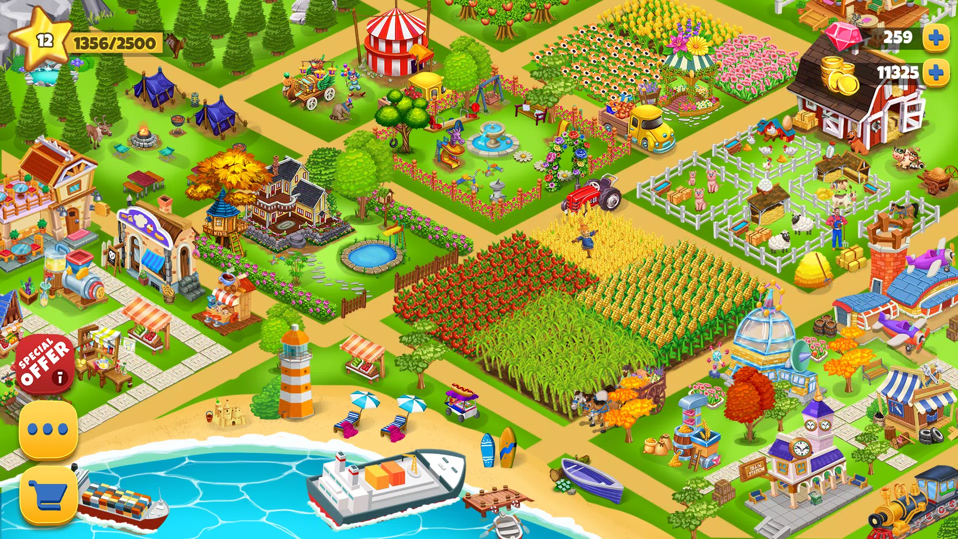 Stream Download Farm Land - Farming Life Game Mod APK for Android