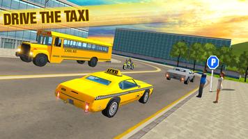 Mad Taxi Driving Simulator 3D تصوير الشاشة 2