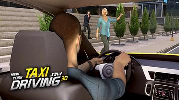 New York Taxi Driving Sim 3D capture d'écran 3