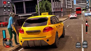 New York Taxi Driving Sim 3D Affiche