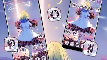 Anime Flower Girl Theme capture d'écran 2