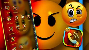 Devil Emoji Launcher Theme capture d'écran 3