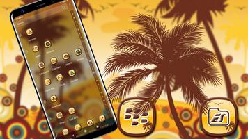 برنامه‌نما Palm Tree Canvas Theme عکس از صفحه