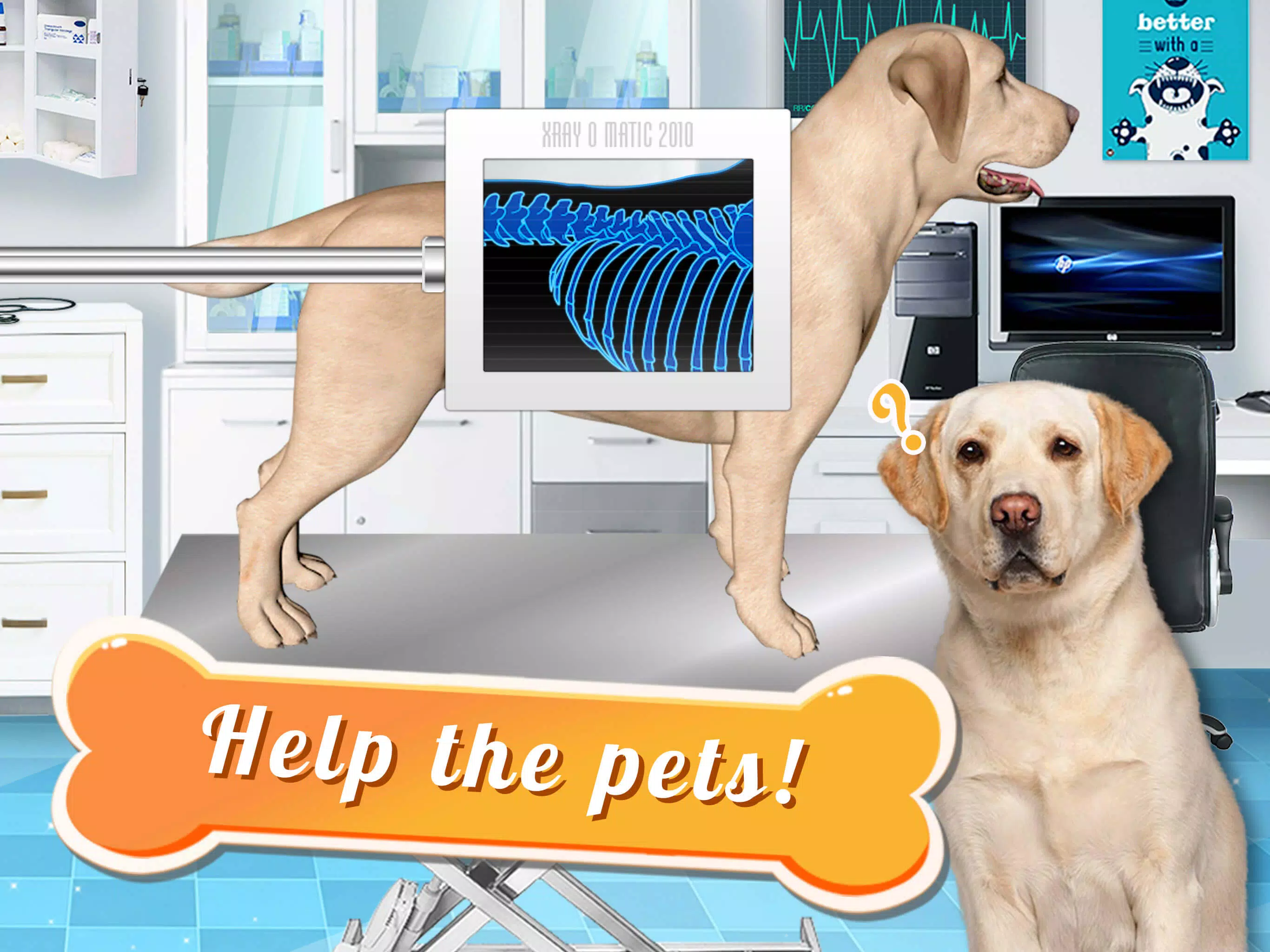 Jogo de cachorrinho e jogo de veterinária - Pet doctor / Amostra Games 