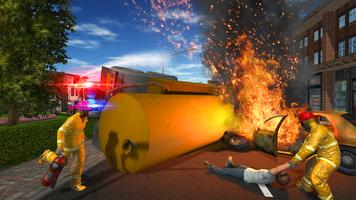 Fire Truck Game ภาพหน้าจอ 3