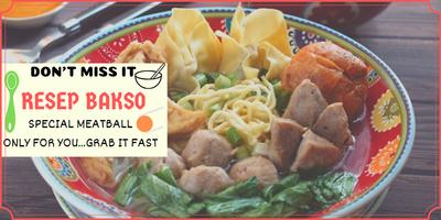 Resep Bakso постер