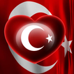 Türkei-Flaggen-Hintergründe