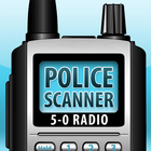 Dzwonki radiowe policji ikona