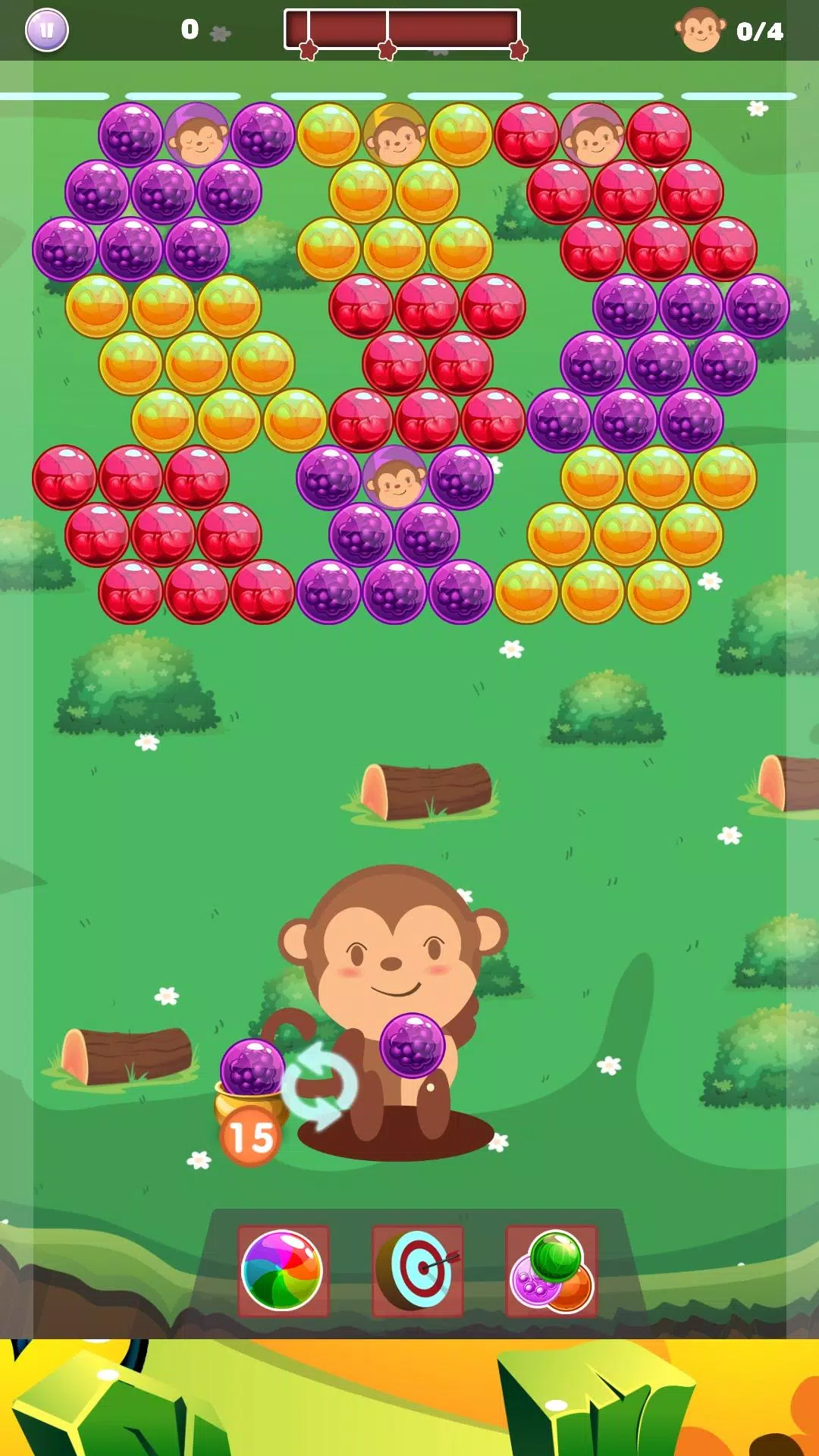 MONKEY BUBBLE SHOOTER jogo online no