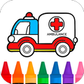 Coloring Rescue Ambulance
