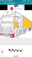 Fuso Truck Coloring poster