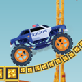 Monster Police Truck Climb