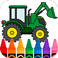 Farming Tractor Coloring