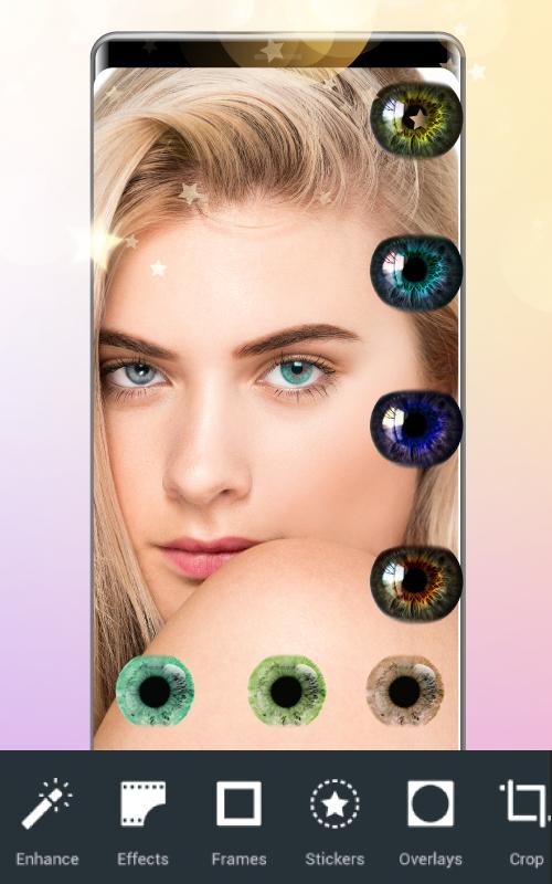 Change eye color app