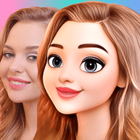 Beauty Cartoon Face Editor App 图标