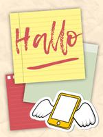 Doodle Notepad - Notizen machen und Schreiben auf Plakat