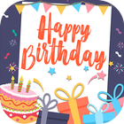 Cartes de voeux Happy Birthday - Cadres photo icône