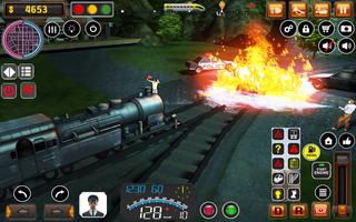 Uphill Train Simulator Game. capture d'écran 3