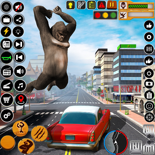 Angry Gorilla City Attack