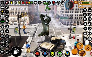 Angry Gorilla City Attack poster