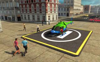 City Helicopter Flying Simulator Public Transport screenshot 1