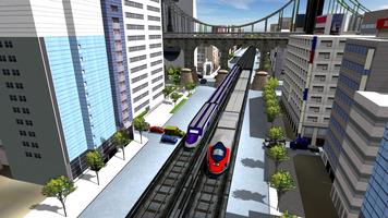 City Train Simulator Games Affiche