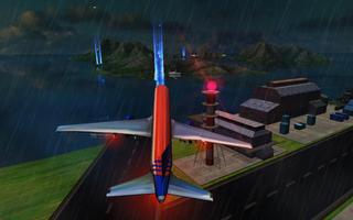 Simulador de vôo de avião 3d:  Simulador de vôo Cartaz