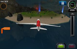Simulador de vuelo de avión 3d: la conducción de captura de pantalla 3