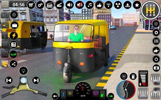 Fiets Rickshaw Driving Games screenshot 2