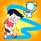Draw To Pee-Toilet Escape Race アイコン
