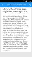 Cara Menurunkan Panas Demam Anak screenshot 3
